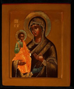 Die dreihändige Mutter Gottes, frühes 20. Jahrhundert von Anonymous Russian icon painter