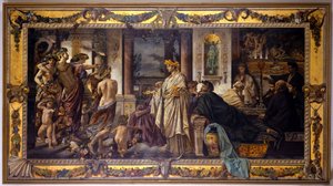 Das Gastmahl (nach Plato), zweite Fassung von Anselm Feuerbach