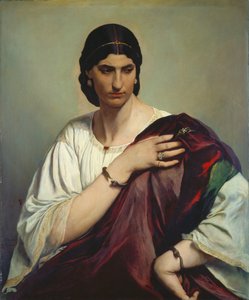 Halbporträt einer römischen Frau von Anselm Feuerbach