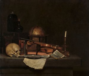 Vanitas Stillleben von Anthonie (1601-73) Palamedesz