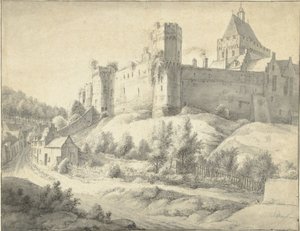Ansicht des Valkhofs in Nijmegen