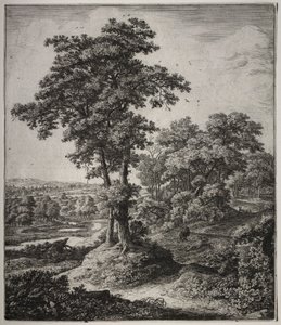Sechs große aufrechte Landschaften mit Szenen aus dem Alten Testament: Der untreue Prophet von Juda