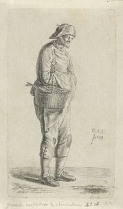 Fischverkäufer von Anthonie Willem Hendrik Nolthenius de Man