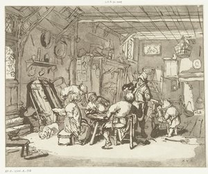 Bauerninterieur von Anthonie van den Bos
