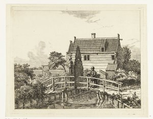 Jan Hanzenpad außerhalb des Raampoorts von Anthonie van den Bos