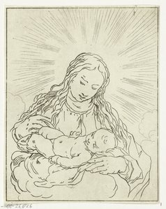 Maria mit Kind von Anthonie van den Bos