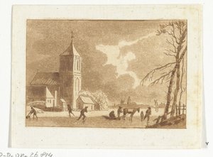 Winterlandschaft von Anthonie van den Bos