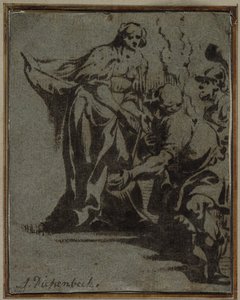 Eine Szene aus der klassischen Mythologie von Anthonis Sallaert