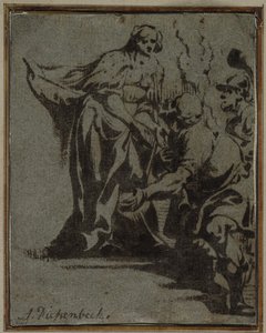 Eine Szene aus der klassischen Mythologie, 1600er von Anthonis Sallaert