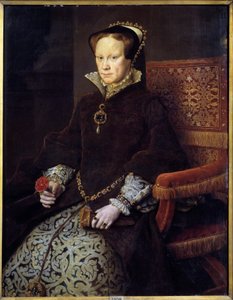Porträt von Königin Maria I. Tudor von Anthonis van Dashorst (c.1519 1576/77) Mor