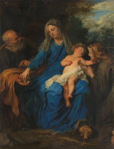 Die heilige Familie mit Maria Magdalena von Anthony van Dyck