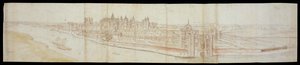 Blick auf Hampton Court Palace von Süden, mit dem Fluss im Vordergrund, 1558