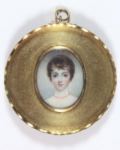 Georgiana Augusta Frederica Seymour (Emaille) von Anthony Stewart