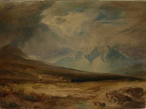 Eine Moorlandschaft, Datum unbekannt von Anthony Vandyke Copley Fielding