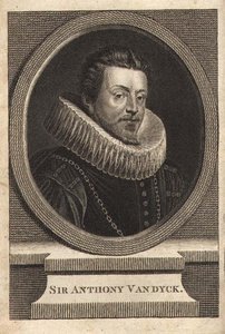 Sir Anthony van Dyck (1599-1641) (Gravur) von Anthony van (after) Dyck