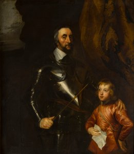 Porträt von Thomas, Earl of Arundel mit einem seiner Enkel