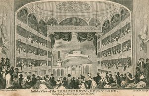 Innenansicht des Theatre Royal, Drury Lane, London