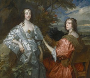 Katherine, Gräfin von Chesterfield, und Lucy, Gräfin von Huntingdon von Anthony van Dyck