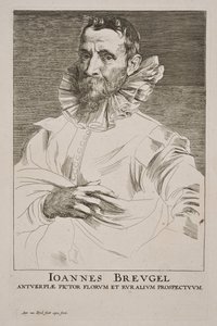 Porträt von Jan Brueghel d.Ä. von Anthony van Dyck