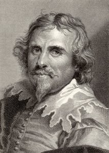 Porträt von Daniel Mytens (c.1590-1648) graviert von Edward Smith