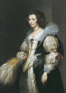 Porträt von Maria de Tassis, 1611-1638 von Anthony van Dyck