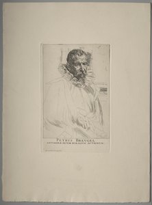 Porträt von Pieter Brueghel von Anthony van Dyck