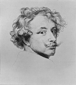 Porträt von Vandyck, 1635