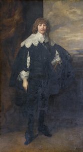 Porträt von William Cavendish, verändert mit blauer Schärpe von Anthony van Dyck