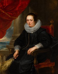 Porträt einer Frau, möglicherweise Clara Fourment von Anthony van Dyck
