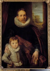 Porträt eines Vaters und seines Sohnes oder "Porträt von Guillaume Richardot mit seinem Sohn"