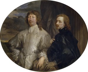 Sir Endymion Porter und Sir Anthony van Dyck von Anthony van Dyck