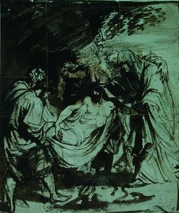 Studie zur Grablegung von Anthony van Dyck