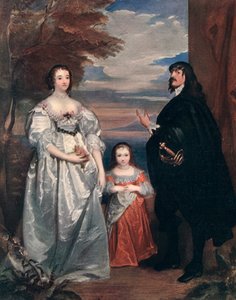 Der Earl und die Countess von Derby und Kind, 1632-1641