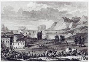 Befreiung Korsikas, 20. Oktober 1796, graviert von Jean Duplessi-Bertaux (1747-1819) von Antoine Charles Horace Vernet