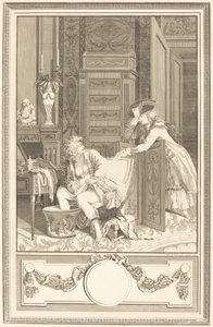 Das Fußbad (Le bain des pieds) von Antoine Cosme Giraud after Antoine Borel