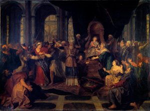 Athaliah aus dem Tempel vertrieben