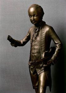 Statue von Mozart als Junge