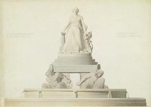 Projekt für das Denkmal bestimmt für den Place de l
