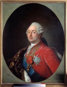 Porträt von Ludwig XVI. (1754-1793), König von Frankreich. Gemälde aus der Werkstatt von Antoine Francois Callet (1786) von Antoine François Callet