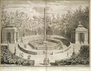 Fontaine des Domes, Versailles, ca. 1715 von Antoine Herriset
