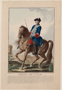 Garde du roi Leibwache des Königs, 1756 von Antoine Jean De Fehrt