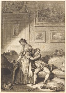 Eine geizige Frau, galanter Betrüger