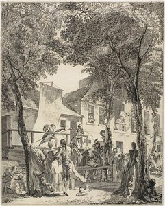 Die Parade auf dem Boulevard