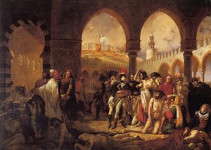 Bonaparte besucht das Pesthaus in Jaffa von Antoine Jean Gros