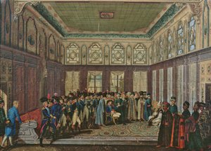 General Aubert du Bayet wird 1796 vom osmanischen Großwesir in Konstantinopel empfangen