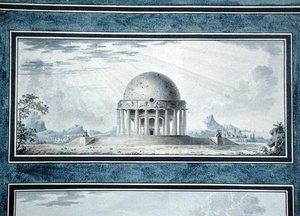 Entwurf für ein Haus für einen Kosmopoliten, 1783
