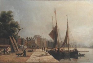 Früher Morgen am Kai, Le Havre, ca. 1853