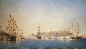 Die Ankunft des Prinzenpräsidenten (Napoleon III) in der Reede von Toulon, 27. September 1852 von Antoine Leon Morel Fatio