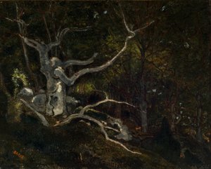 Wald von Fontainebleau, Die "Reine Blanche" 1860 von Antoine Louis Barye