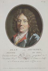Jean Jouvenet, aus Portraits des Grands Hommes, femmes illustres, et sujets memorables de France, graviert und in Farben gedruckt, veröffentlicht von Pierre Blin, 1786-1792, Paris
